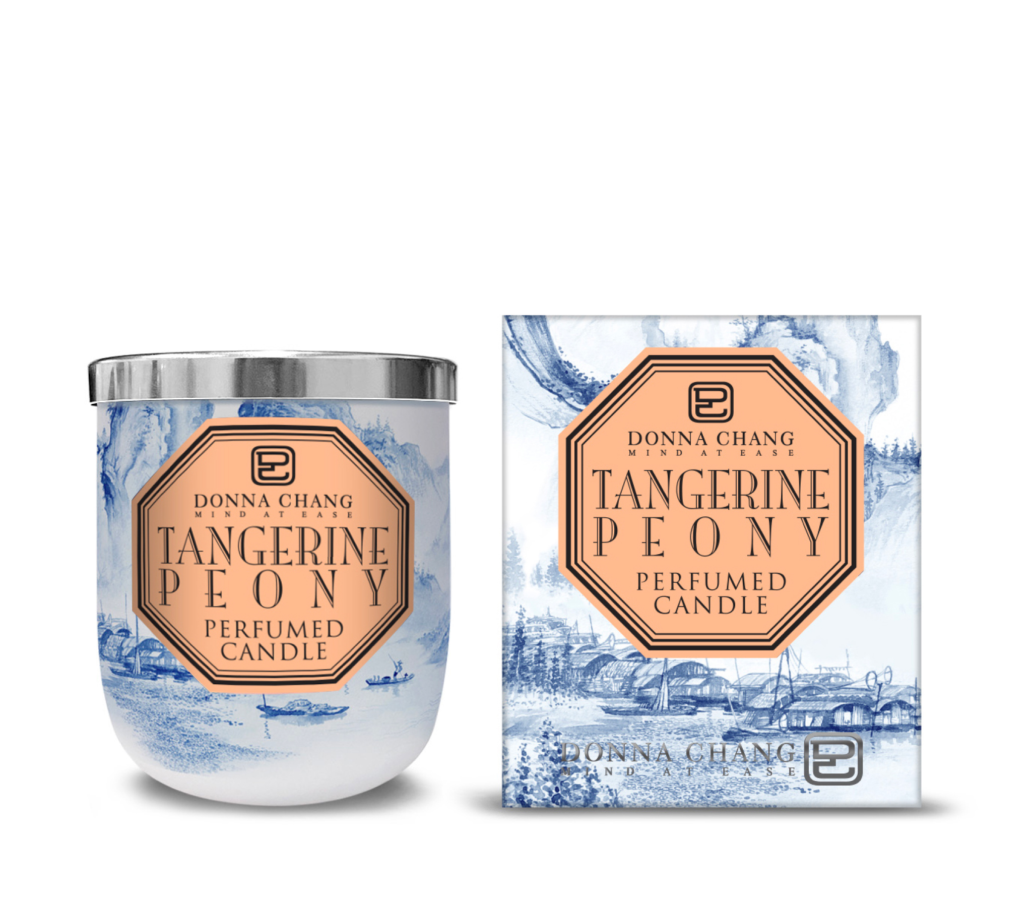 TANGERINE PEONY PERFUMED CANDLE 250 G. – donna-chang.com